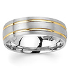 6.5mm 14k Two Tone Gold Band