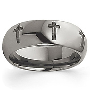 Laser Design 8mm Tungsten Ring