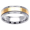 6.5mm 14k Two Tone Gold Band