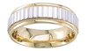 6.5mm 14k Two Tone Gold Band