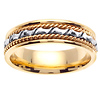 6mm 14k Two Tone Designer Band
