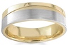 7mmn 14k Two Tone Gold Band