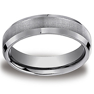 6mm Tungsten Designer Comfort Fit Wedding Band