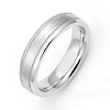 5mm Brush Finish Milgrain Wedding Band