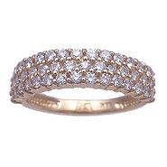 14k Yellow Gold Diamond Ring 3.7gr (1.00ct diamonds)