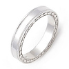 Signature Edge White gold Milgrain Wedding Band