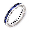 Signature Edge Blue Sapphire Eternity Band (1.8 ct.)
