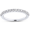 14K White Gold 0.50ct Semi Prong Set Eternity Ring