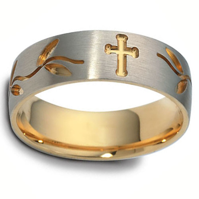 Christian Wedding Bands   on Christian Rings   Christian Wedding Bands   Goldenmine Com