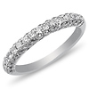 14K White Gold 1.00ctw Pav� Set Diamond Ring
