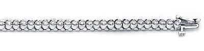Bezel Set Diamond Tennis Bracelet