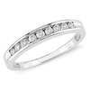 1/5 CT Diamond TW Eternity Ring 10k White Gold GHI I2;I3