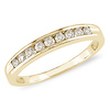 1/5 CT Diamond TW Eternity Ring 10k Yellow Gold GHI I2;I3