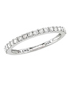 1/4 CT Diamond TW Stacked Ring 10K White Gold