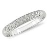 10K White Gold 0.10 ctw Diamond Fashion Ring