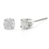 14KW Promotional Solitaire Earrings with 1/2ct TDW (I-J,  I2-I3 Quality) Screwbacks
