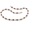6-6.5mm Off-Round Warm Blush Freshwater Pearl Necklace Strand
