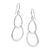 Silver Hook Earrings, shepherd hook backs