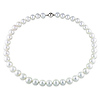 18in 10-11mm Fresh Water Pearl Necklace w/ 9mm Silver Ball clasp
