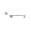 14KW 0.10 CTW Diamond Stud Earrings