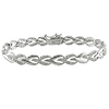 Sterling Silver 1.00 CTW Diamond Bracelet