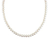 36in 7-7.5mm Freshwater White Potato Pearl Endless Necklace