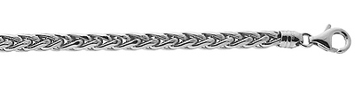 14K Gold 3.5mm Open Wheat Chain