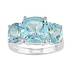Sterling Silver 8.40 CT TGW Blue Topaz - Sky Fashion Ring