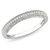 14K White Gold 0.07 CTW Diamond Wedding Band Ring