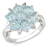Sterling Silver 4.33 CT TGW Blue Topaz - Sky Fashion Ring