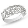 Sterling Silver 0.08 CTW Diamond Fashion Ring