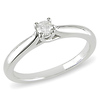 Sterling Silver 1/6 CTW Diamond Solitaire Ring