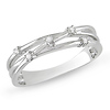 Sterling Silver 0.05 CTW Diamond Fashion Ring