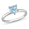 1 CT TGW Blue Topaz - Sky Fashion Ring Silver