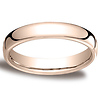 18K Rose Gold 4.5mm European Comfort-Fit Benchmark Ring