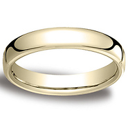 4.5mm European 18K Yellow Gold Comfort-Fit Benchmark Ring