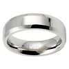 6.5mm Polished Beveled Edge Cobalt Wedding Band