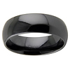 8mm Ceramic Polished Domed Wedding Band