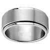 11mm Stainless Steel Step Down Wedding Band