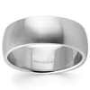 8mm Classic Domed Stainless Steel Men's Wedding Band