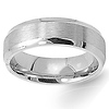 7mm Stainless Steel Sunblast Wedding Band