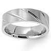 7mm Stainless Steel Carved Wedding Band