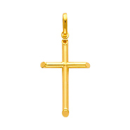 Small 14K Yellow Gold Classic Cross Pendant