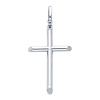 Medium 14K White Gold Classic Cross Pendant