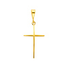 Small 14K Yellow Gold Cross Pendant