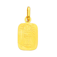 14K Yellow Gold Religious Communion Charm Pendant