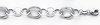 14K White Gold Light Fashion Link Bracelet with Lobster Claw Clasp - 7.5' Inches