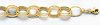 14K Yellow Gold Light Fashion Link Bracelet with Lobster Claw Clasp - 8' Inches