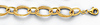 14K Yellow Gold Light Fashion Link Bracelet with Lobster Claw Clasp - 8' Inches