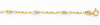14K Yellow Gold Fancy Designer Bracelet with Spring Ring Clasp - 7' + 1' Extension